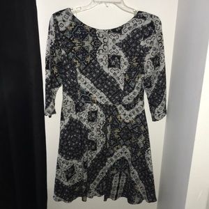 Lush geometric dress